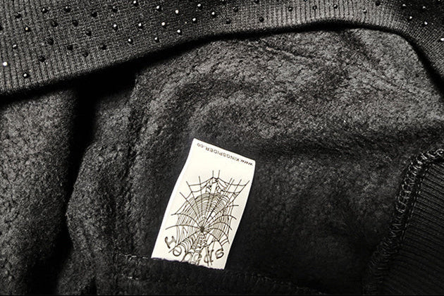 SP5DER HOODIE RHINESTONESN