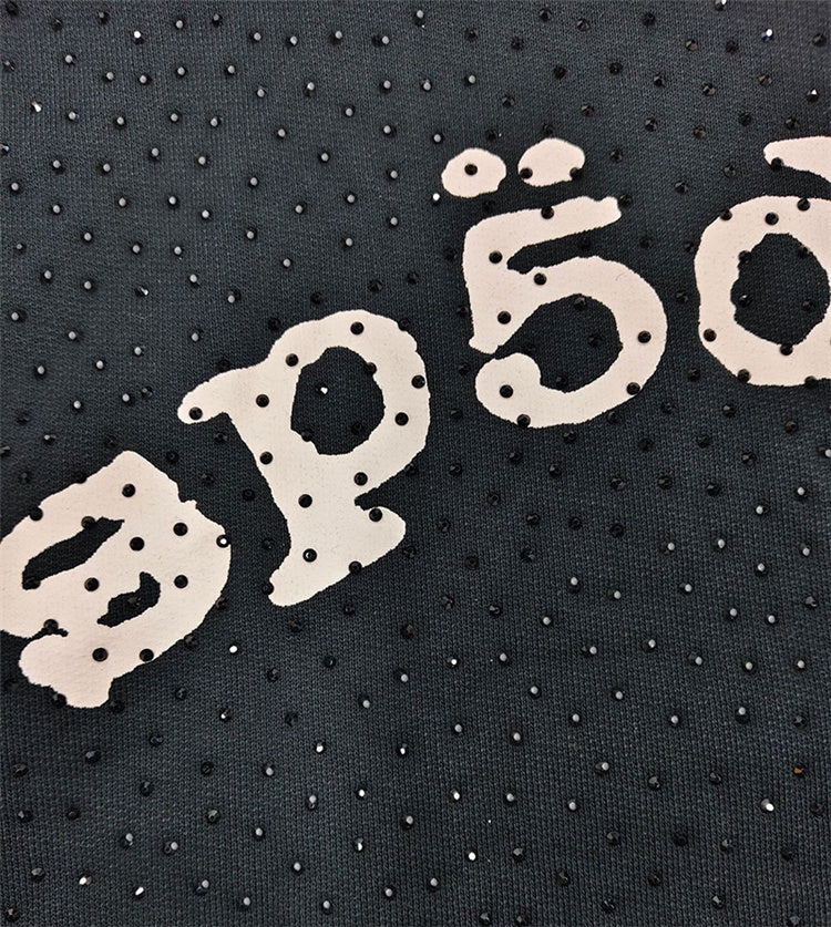 SP5DER HOODIE RHINESTONESN