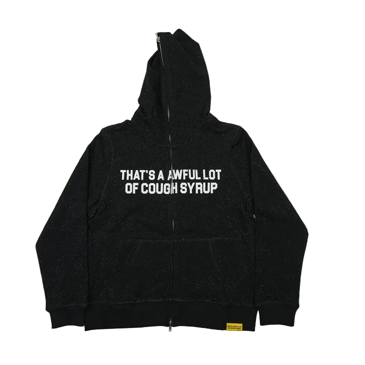THAT'S AWFUL LOT OF COUGH SYRUP SRHINESTONES HOODIE