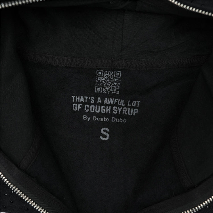 THAT'S AWFUL LOT OF COUGH SYRUP SRHINESTONES HOODIE