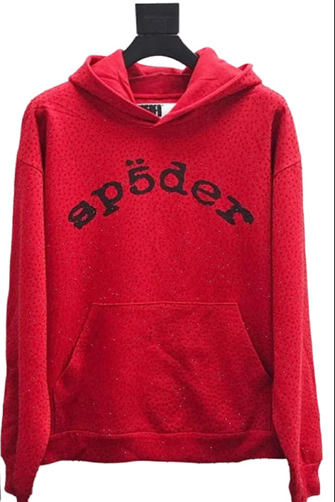 SP5DER HOODIE RHINESTONESN